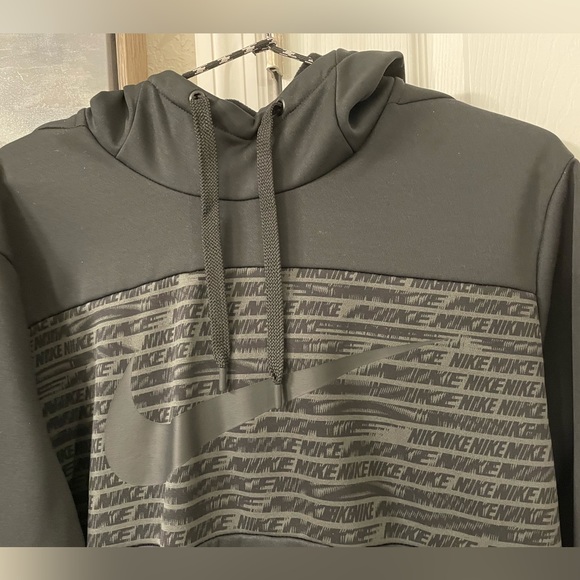 Nike Men’s Thermal Fit L/S Graphic Fleece Pullover Scuba Hoodie-Sz L-Worn Once - Picture 5 of 15